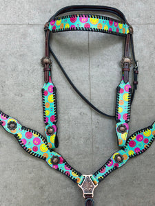Neon Smiles Tack Set