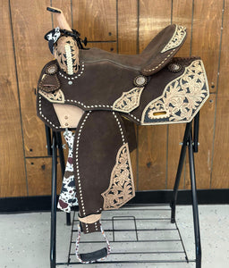 Cowhide 15” Saddle