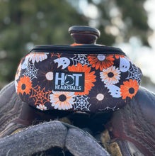 Load image into Gallery viewer, Floral Halloween Saddle Pouch