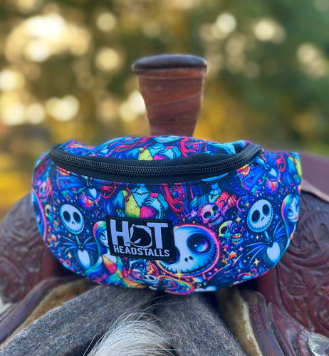 Jack and Sally Saddle Pouch