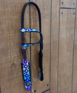 One Ear Leather Headstalls