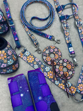 Load image into Gallery viewer, Galaxy and Spooky Blooms Tack Bundle