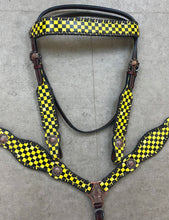 Load image into Gallery viewer, Yellow Checkered Tack Set