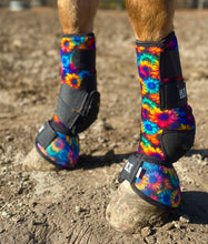 Load image into Gallery viewer, Rainbow Sunflowers Sport Boots