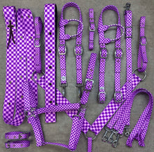 Load image into Gallery viewer, Purple Checkered Tack