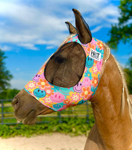 Groovy Smiles Fly Mask