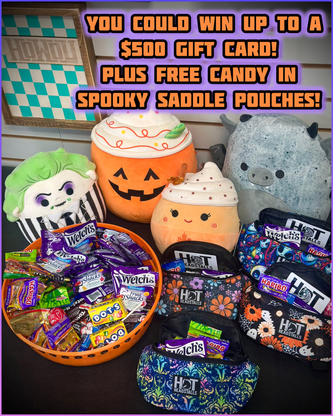 Mystery Treats Saddle Pouch