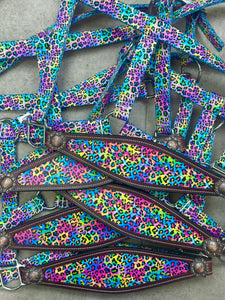 Rainbow Cheetah Tack