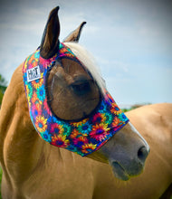 Load image into Gallery viewer, Rainbow Sunflowers Fly Mask