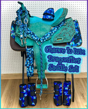 Load image into Gallery viewer, Chance to win a Dragonflies Saddle Set