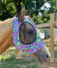 Load image into Gallery viewer, Rainbow Ghost Fly Mask