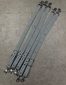 Black and White Checkered Tack