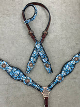 Load image into Gallery viewer, Sugar Skulls Leather Tack Set