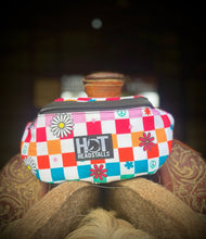 Load image into Gallery viewer, Hippie Checkered Saddle Pouch
