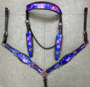 Galaxy Leather Tack Set