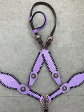 Load image into Gallery viewer, Lavender Faux Glitter Tack Set