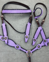Load image into Gallery viewer, Lavender Faux Glitter Tack Set