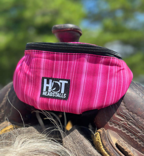 Pink Serape Saddle Pouch