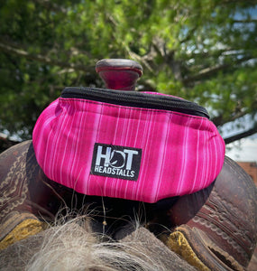 Pink Serape Saddle Pouch