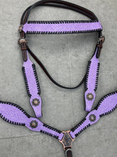 Load image into Gallery viewer, Lavender Faux Glitter Tack Set