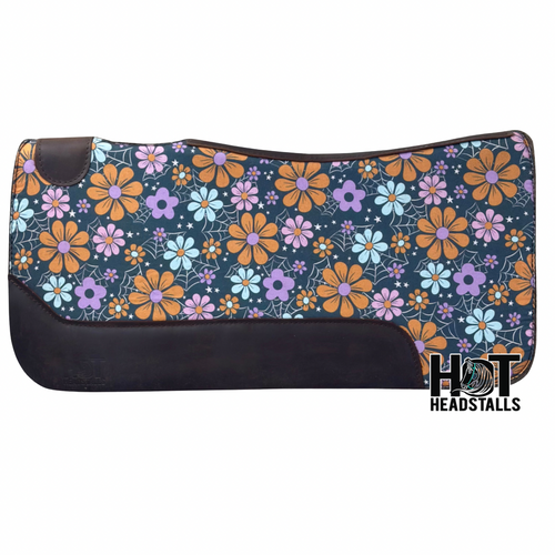 Spooky Blooms Saddle Pad