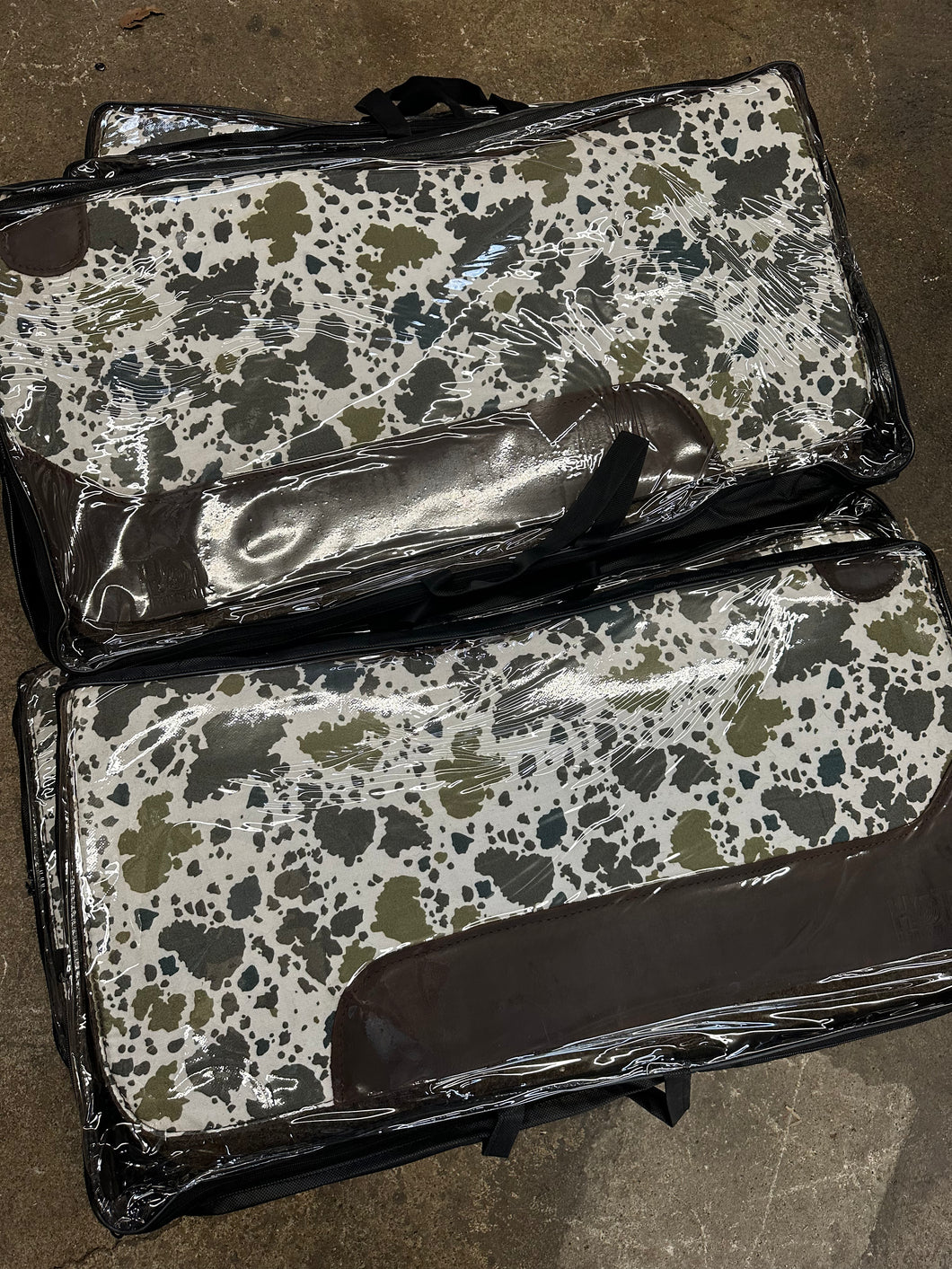 Off Color Cowhide Saddle Pad