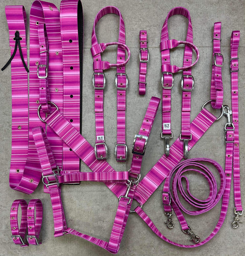 Pink Serape Tack