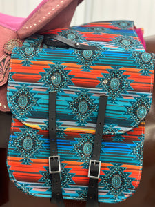 Aztec Serape Saddle Bags