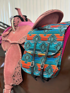 Aztec Serape Saddle Bags