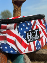 Load image into Gallery viewer, American Flag Saddle Pouch