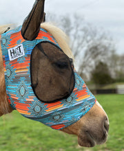 Load image into Gallery viewer, Aztec Serape Fly Mask