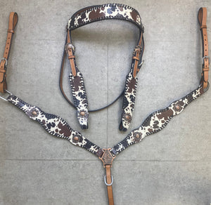 Cowhide Leather Tack Set