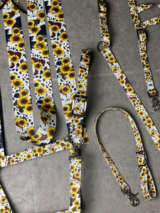 Cowhide Sunflower Tack