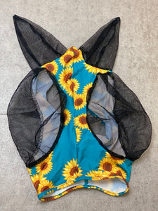 Blue/Teal Sunflower Fly Mask